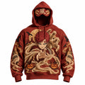 Halloween Anime-Print Hoodie