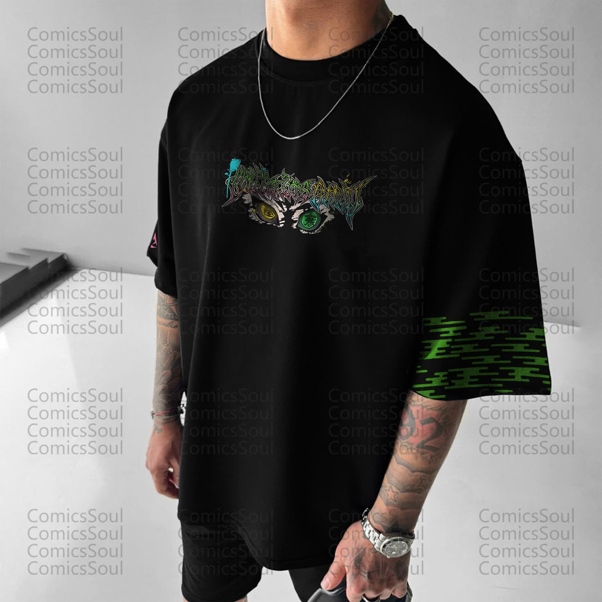 Unisex Anime Inspired Vintage T-Shirt丨Comicssoul