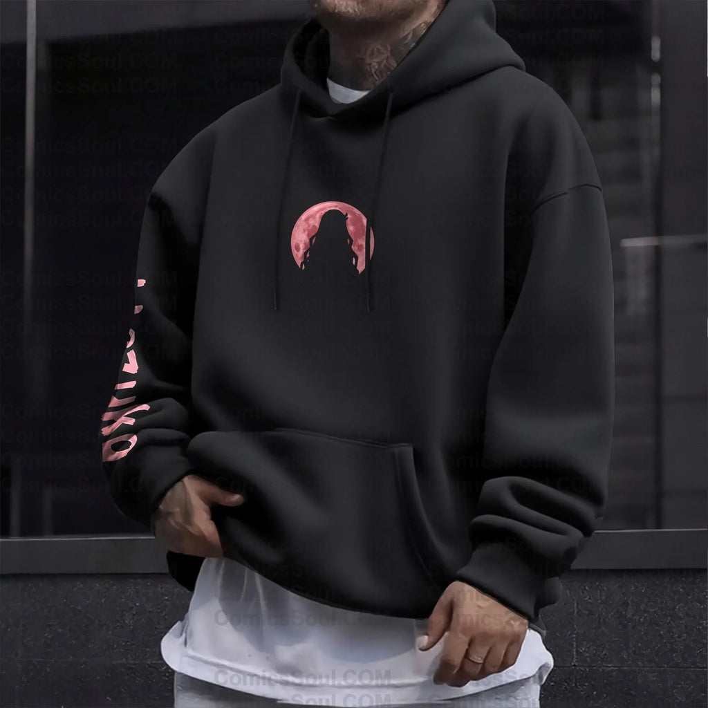 Unisex Anime Graphic Streetwear Vintage Plush Hoodie| KNY