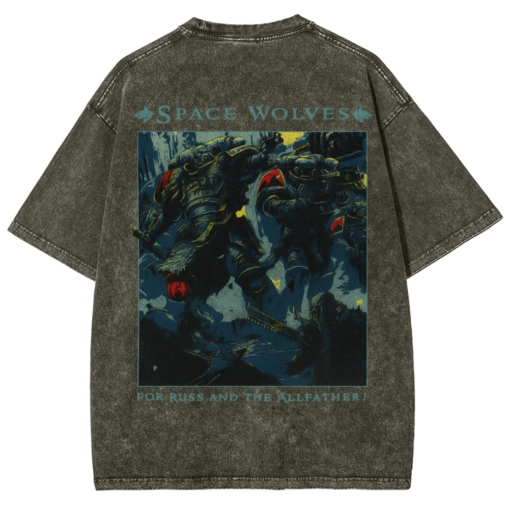Unisex Fit Washed T-Shirt 丨WH40K
