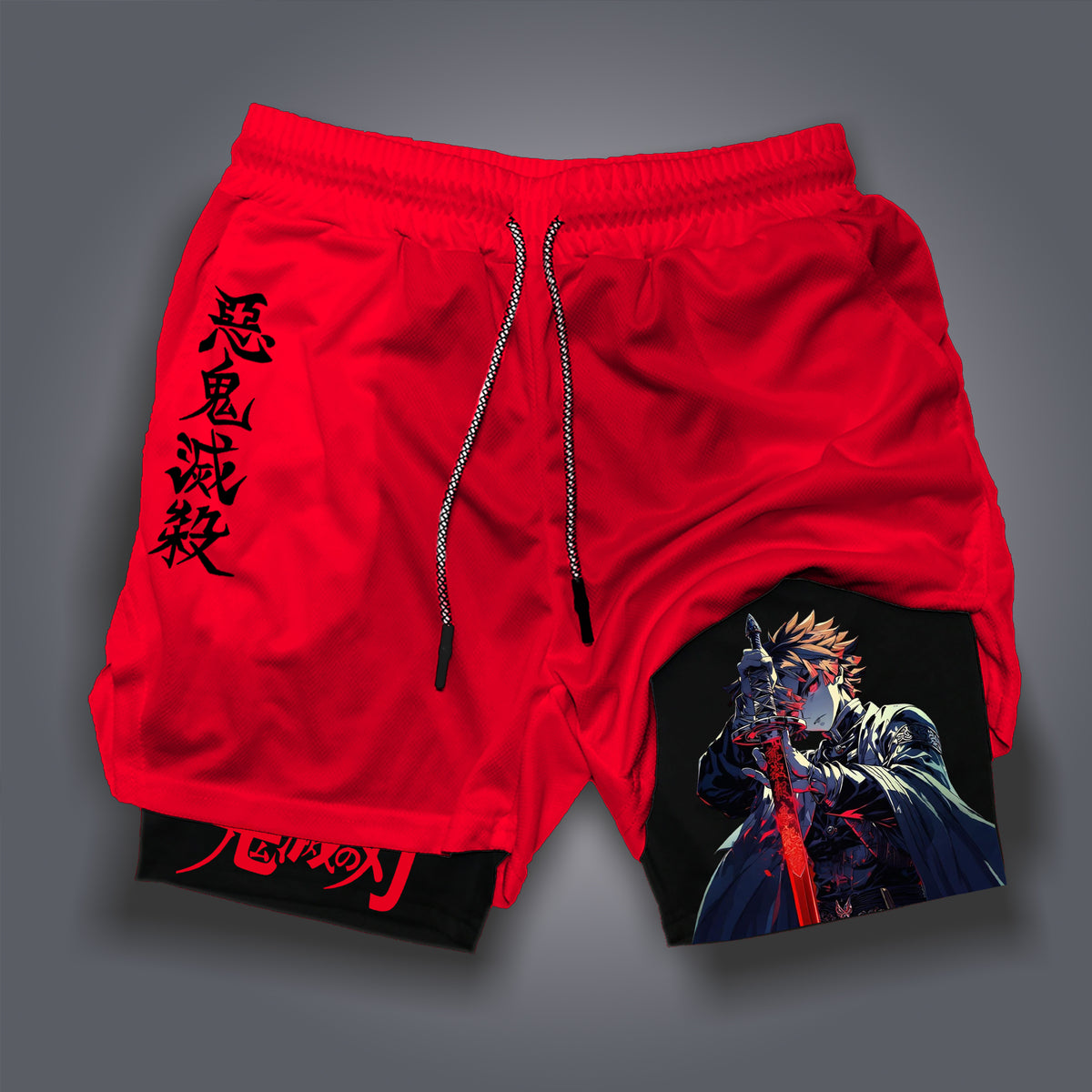 Unisex “ Demon slayer” Casual Streetwear Shorts| KNY