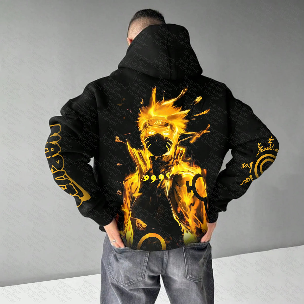 Unisex Naruto Anime Graphic Streetwear Hoodie