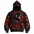 Halloween Anime-Print Hoodie