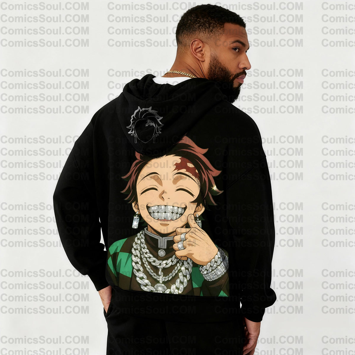 Unisex Graphic Streetwear Vintage Zipper Cardigan Plush Hoodie