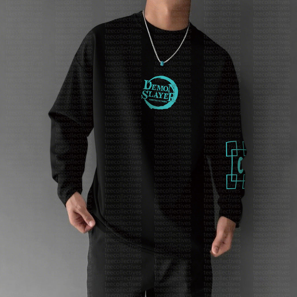 Unisex “KNY” Anime Graphic Streetwear Vintage Long-Sleeved T-shirt