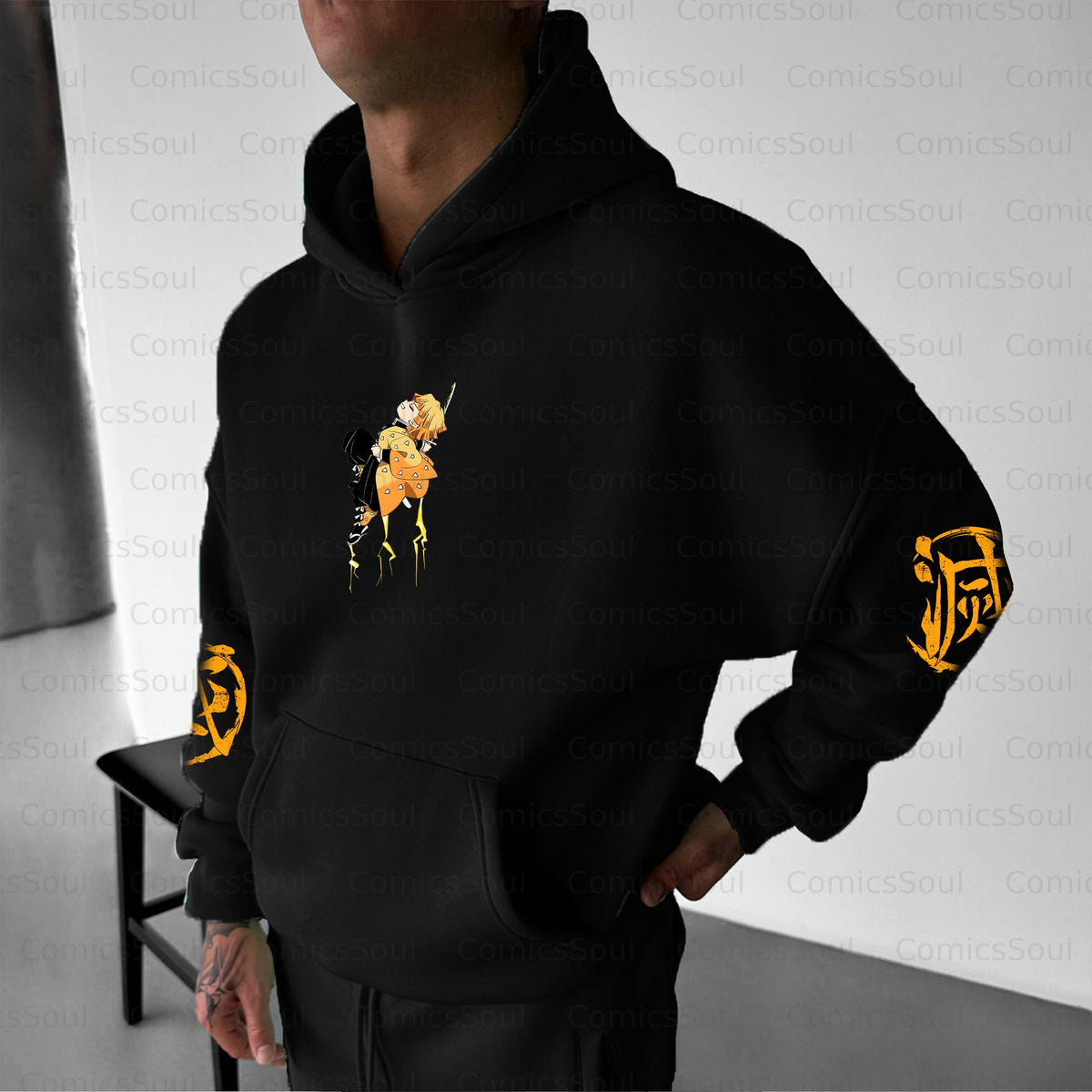 Unisex Anime Graphic Streetwear Vintage Plush Hoodie| KNY