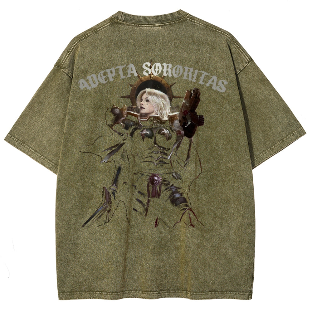 Unisex Fit Washed T-Shirt 丨WH40K