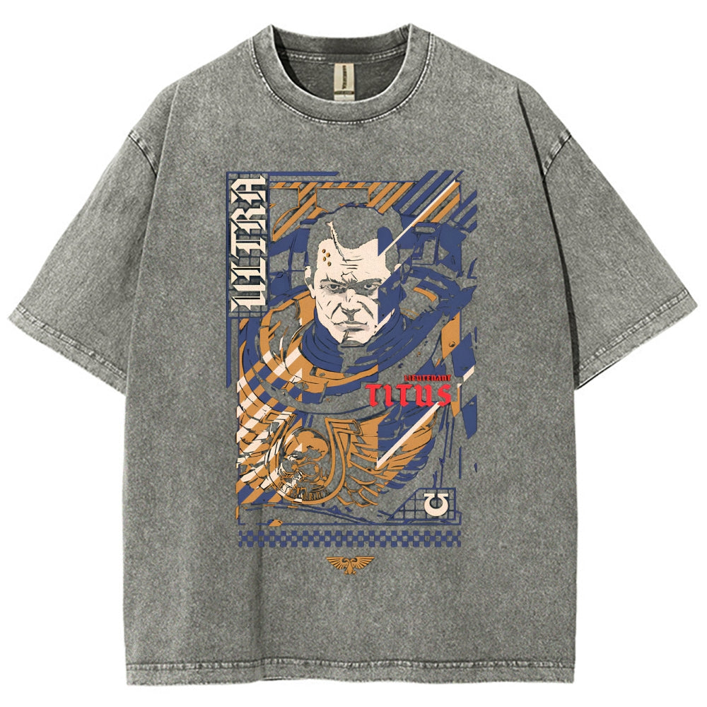 Unisex Fit Washed T-Shirt 丨WH40K