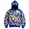 Halloween Anime-Print Hoodie