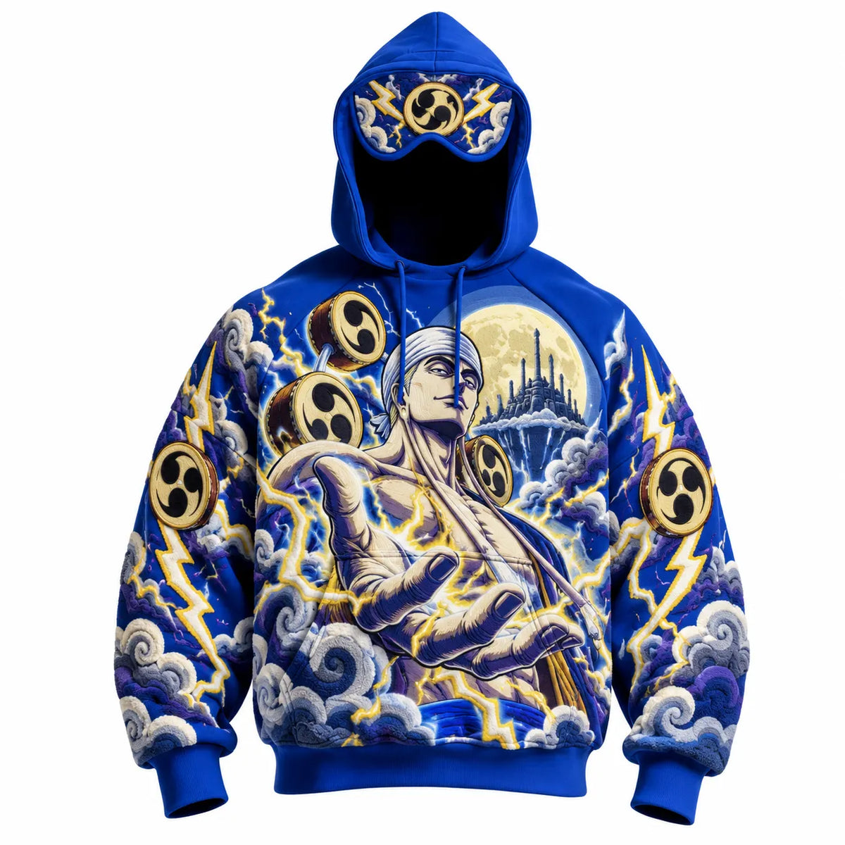 Halloween Anime-Print Hoodie