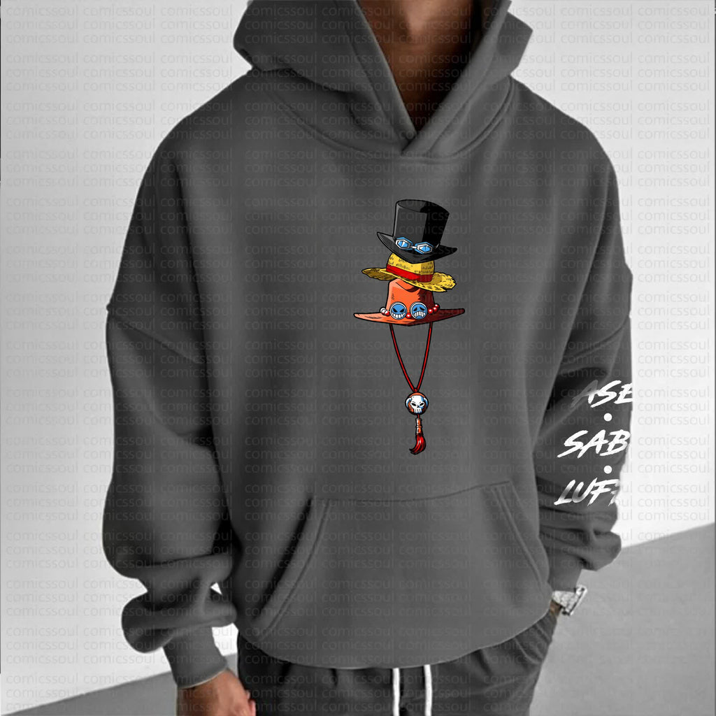 Unisex Anime Graphic Streetwear Vintage Hoodie丨Comicssoul