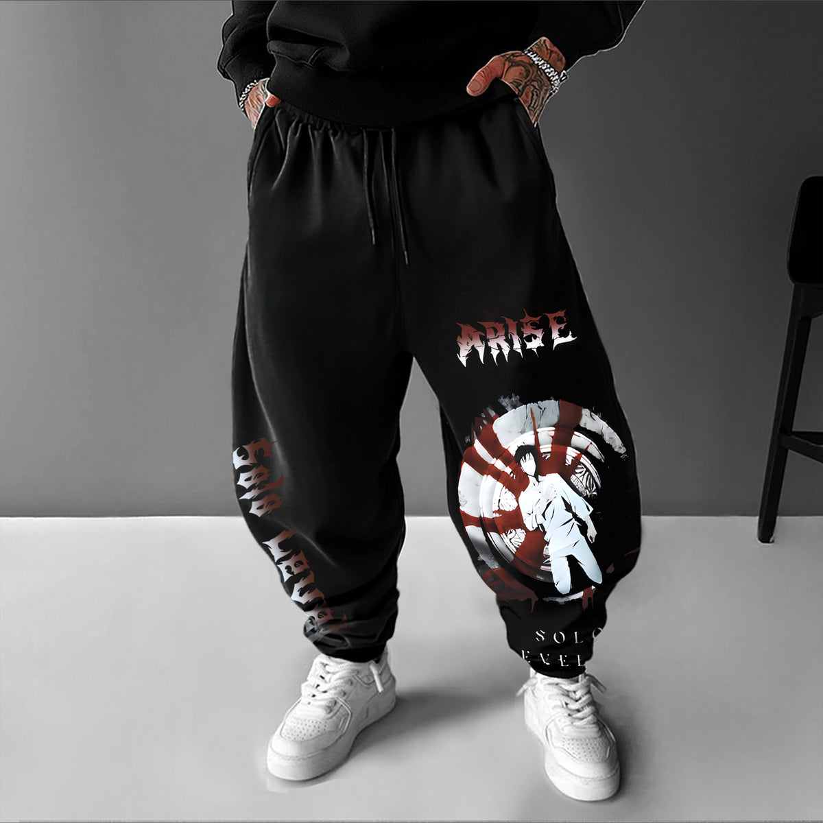 Unisex Casual Anime Streetwear Pants