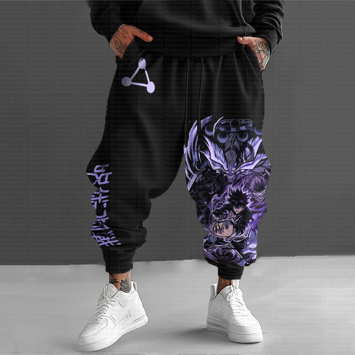 Unisex “JJK”Anime Printed Gift Oversized Regular Athletic Pants