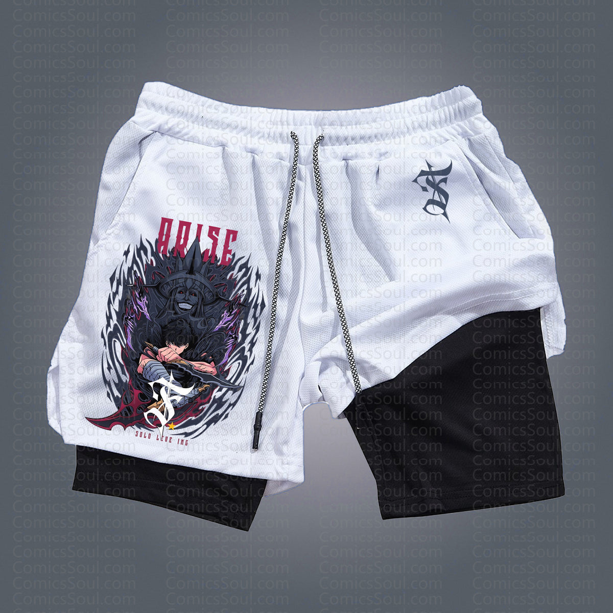 Unisex Casual Anime Streetwear Shorts 丨Comicssoul