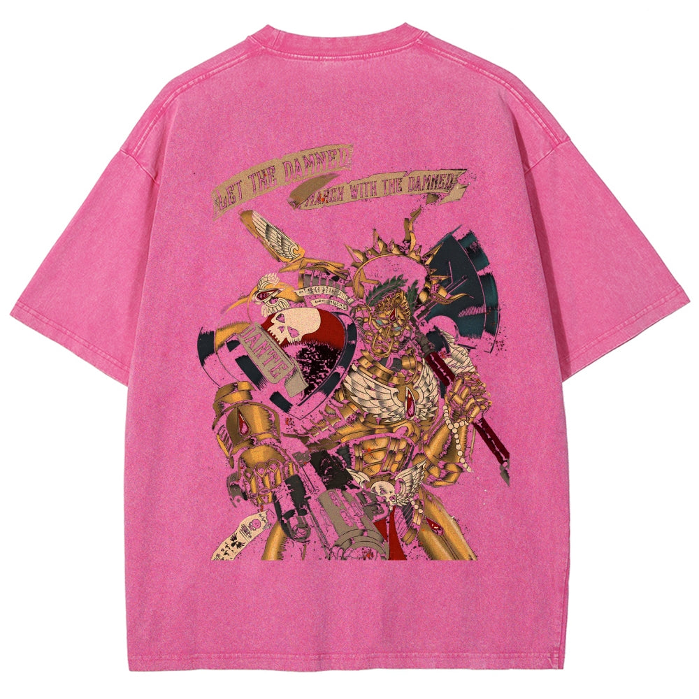 Unisex Fit Washed T-Shirt 丨WH40K