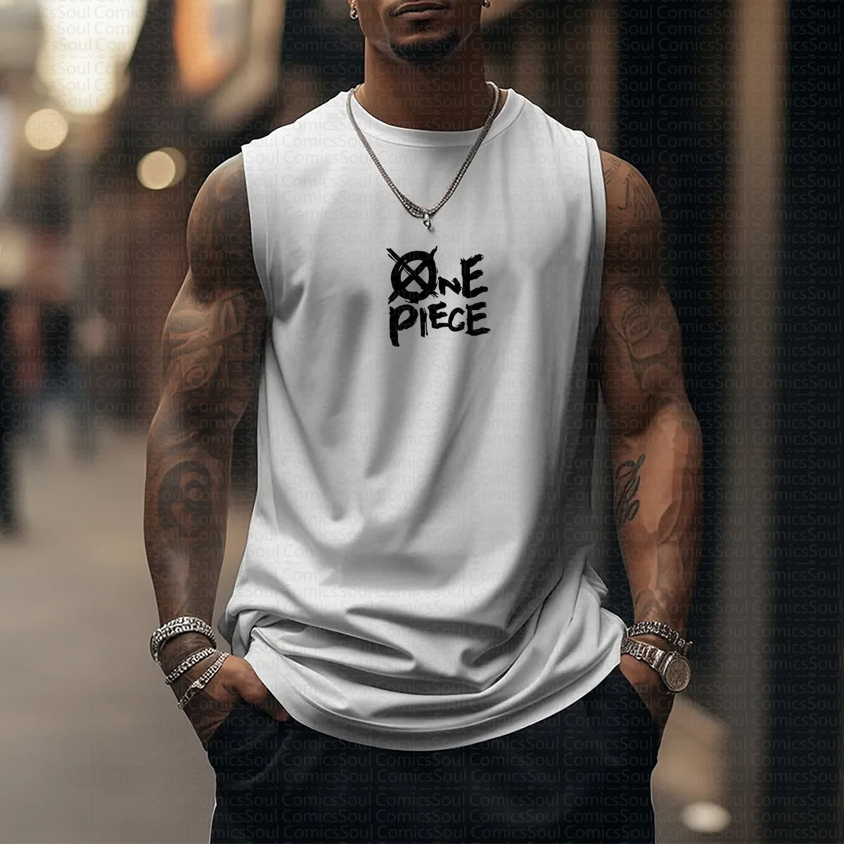 Unisex  “Comicssoul” Casual Anime  Tank Top