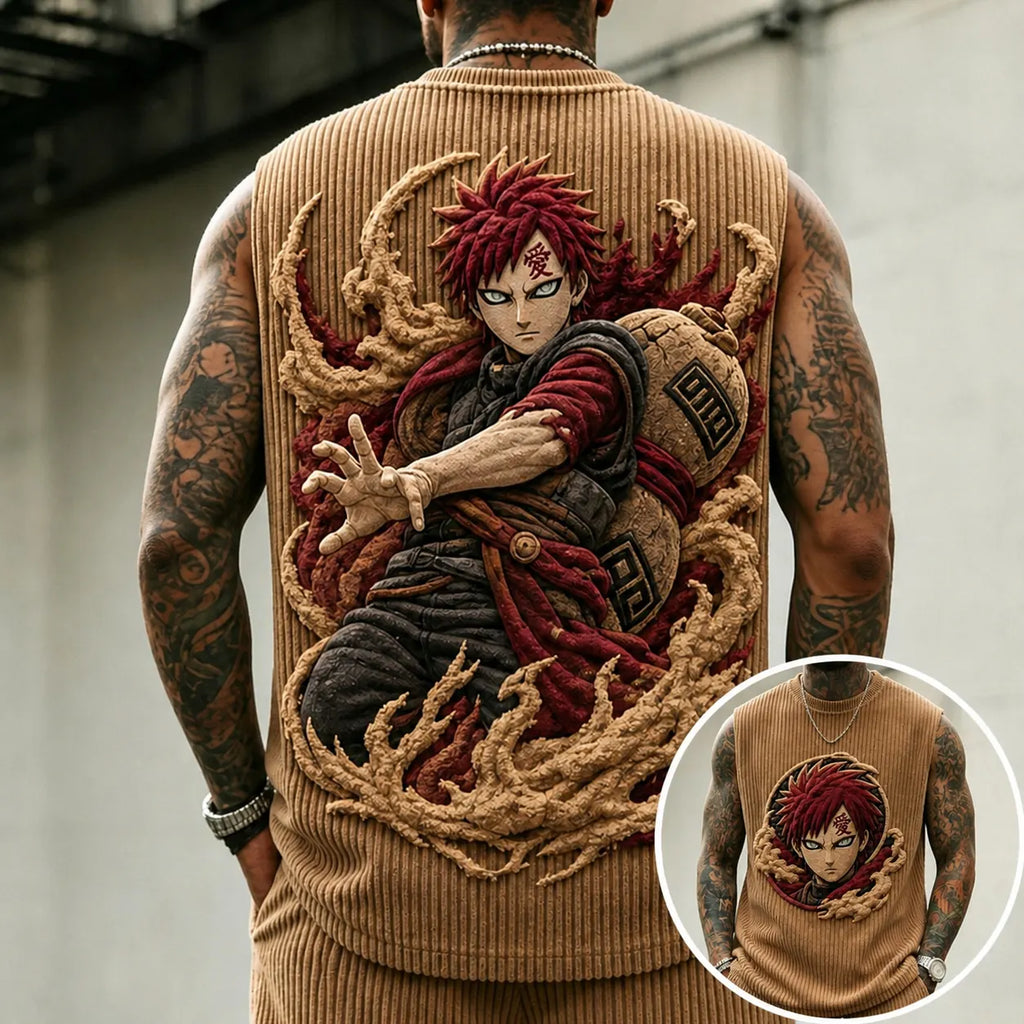 Unisex Anime-print Tank Top