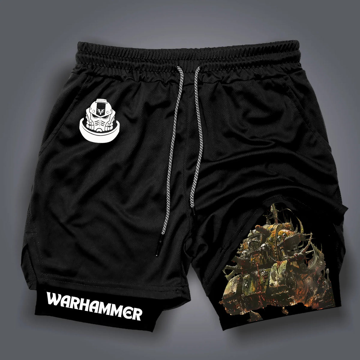 WH40K Art Casual Streetwear Shorts