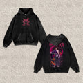 Unisex “Comicssoul” Anime Graphic Streetwear Vintage Washed Hoodie