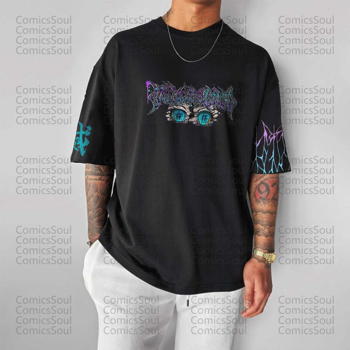 Unisex Anime Inspired Vintage T-Shirt丨Comicssoul