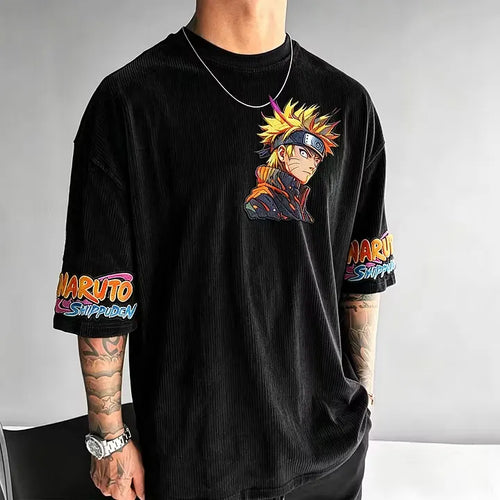 Anime Vintage Corduroy T-Shirt