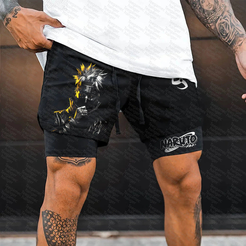 Unisex Naruto Anime Graphic Streetwear Shorts