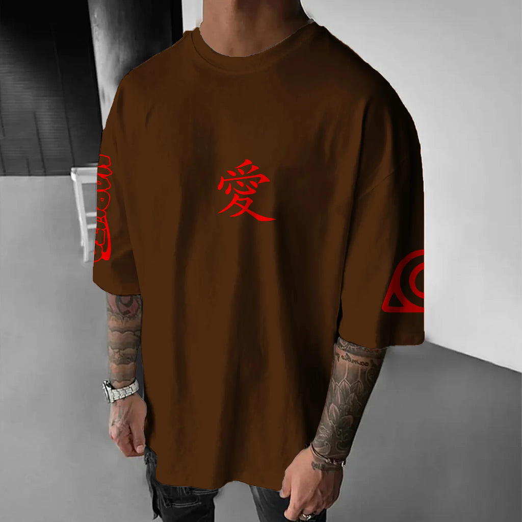 Unisex Naruto Anime Graphic Streetwear T-Shirts