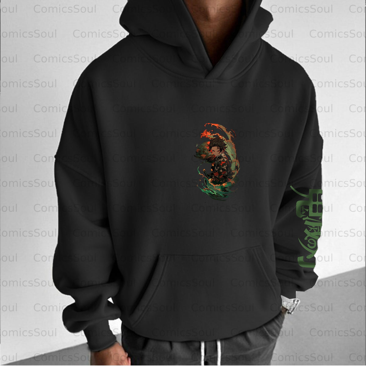 Unisex Anime Graphic Streetwear Vintage Hoodie