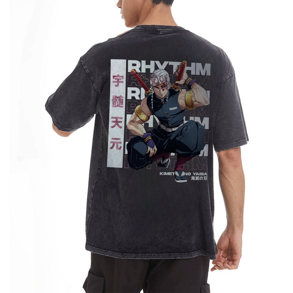 OG Tengen Uzui Vintage Oversized T-Shirt | KNY