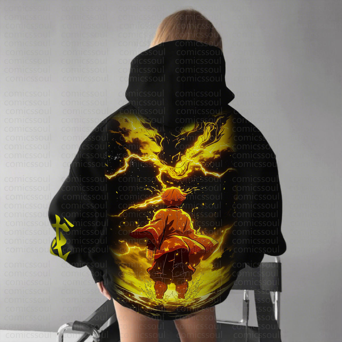 " Comicssoul " Anime Inspired Vintage Hoodie