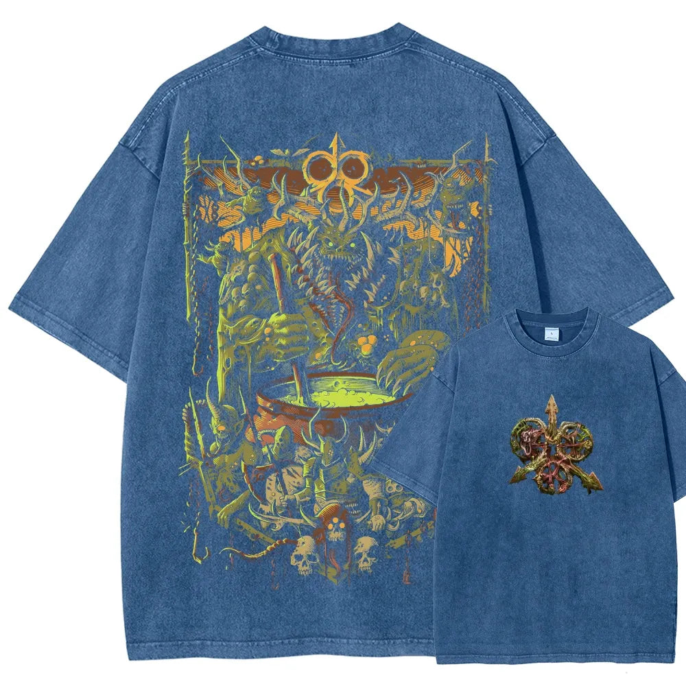 Unisex Fit Washed T-Shirt 2508016342丨WH40K