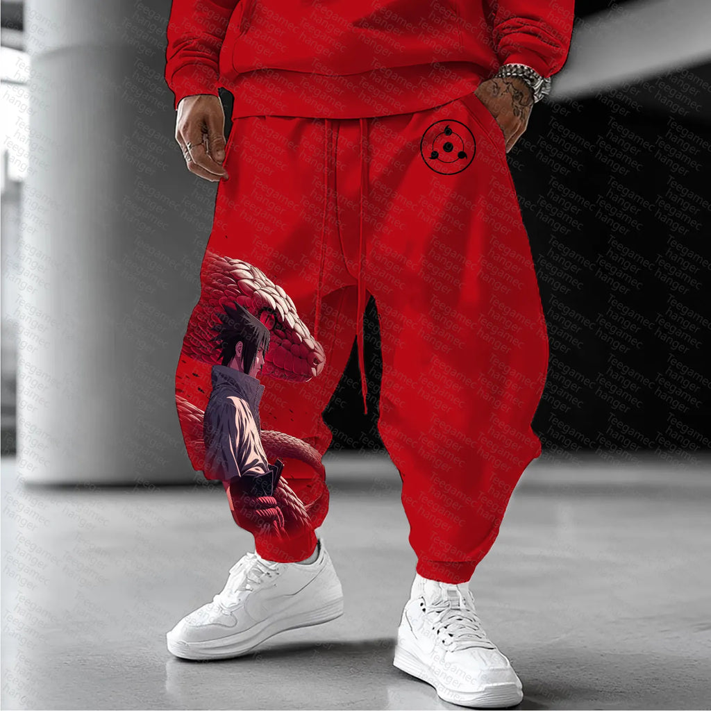 Unisex Naruto Anime Graphic Streetwear Pants