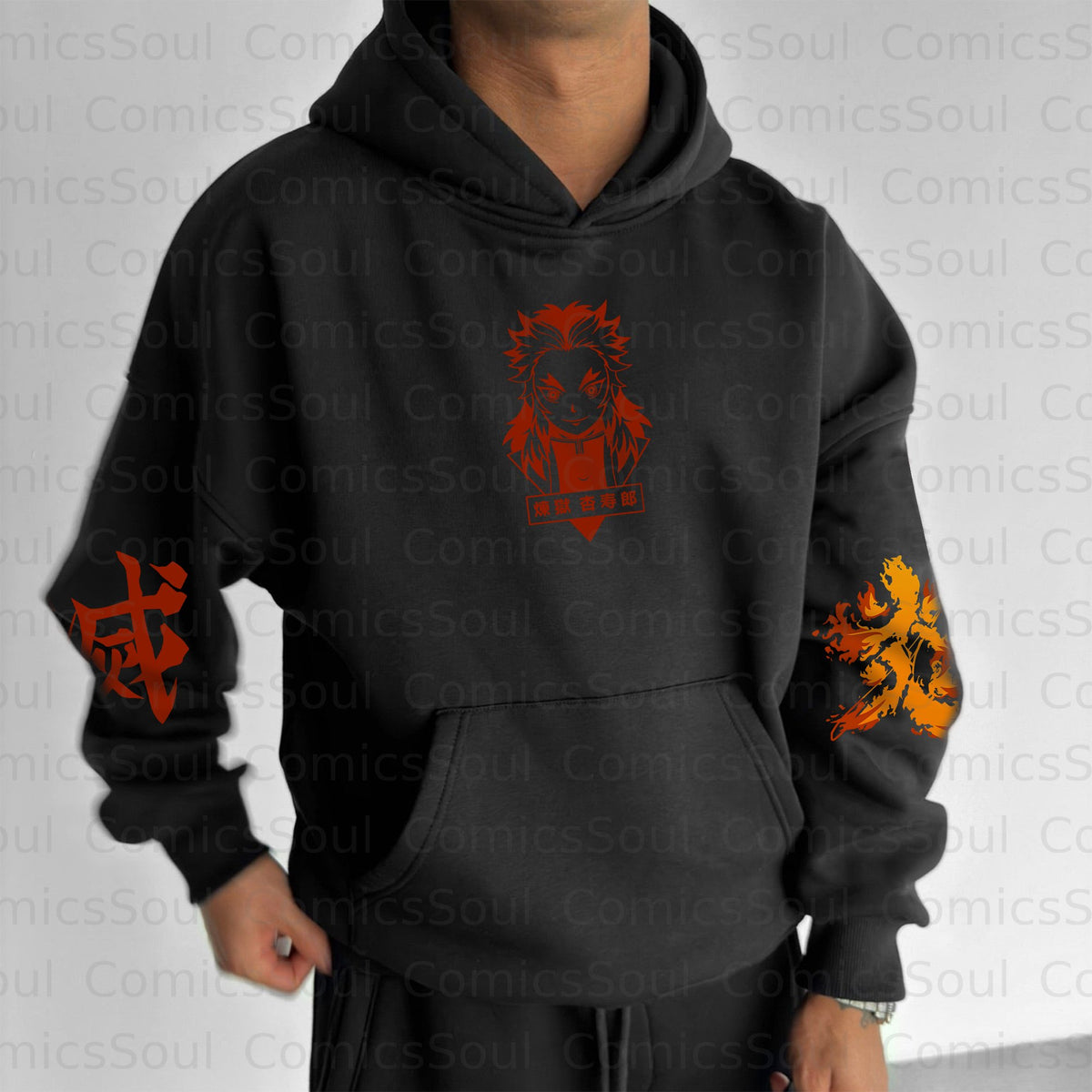 Unisex Halloween Anime Graphic Streetwear Vintage Hoodie