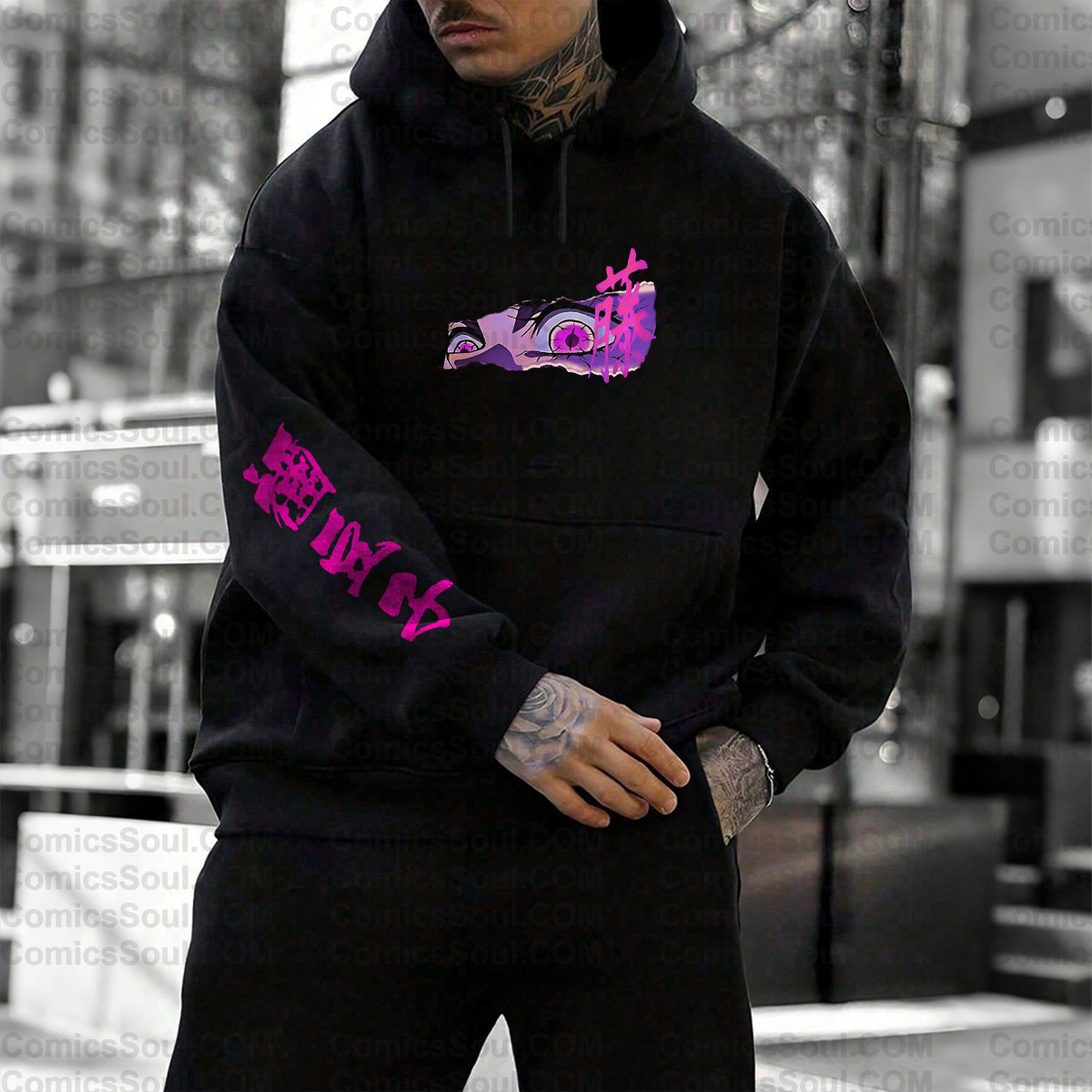 Unisex “ Comicssoul   ” Graphic Streetwear Vintage Hoodie