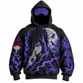 Halloween Anime-Print Hoodie