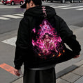 Unisex Graphic Streetwear Vintage Zipper Cardigan Plush Hoodie