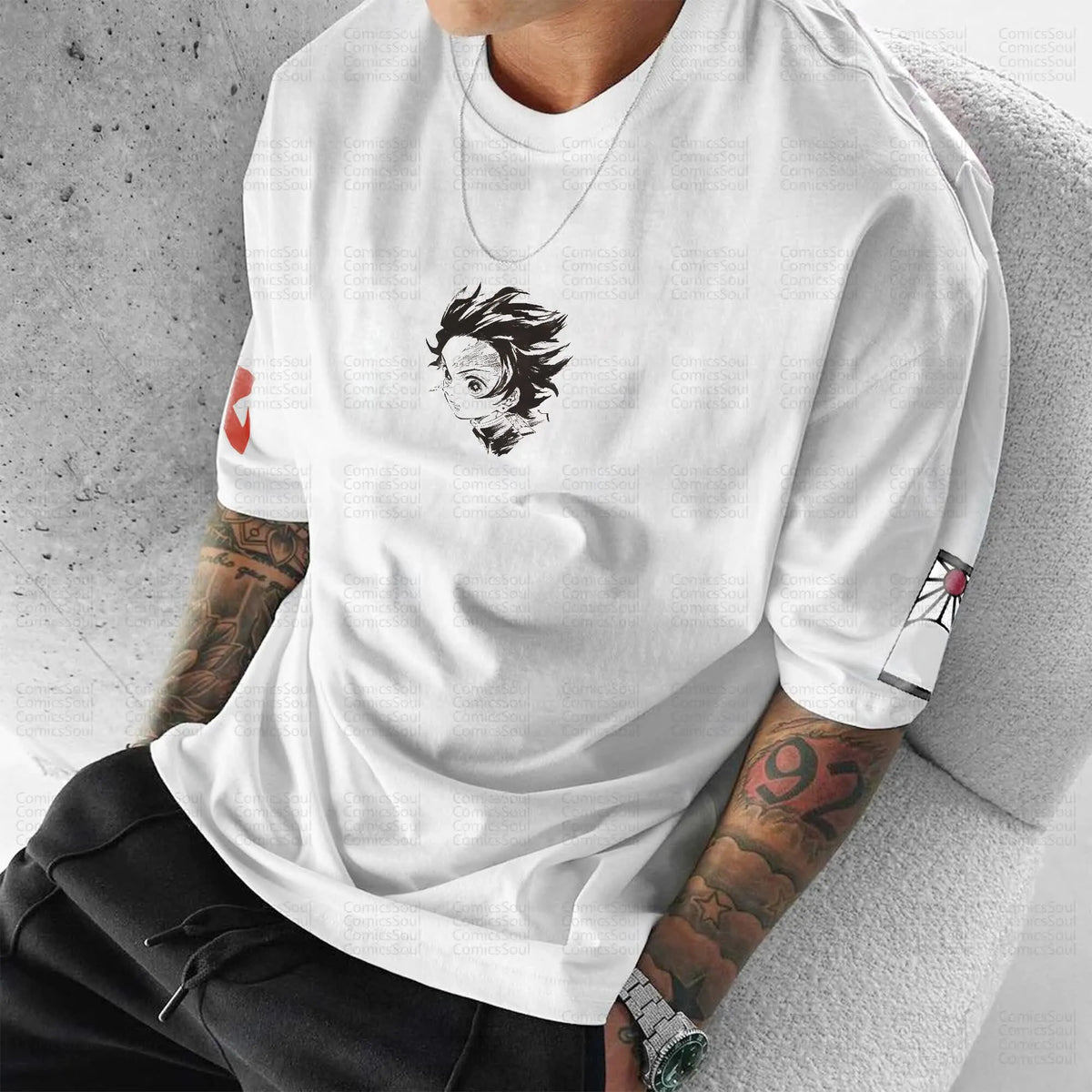 Unisex Anime Inspired Vintage T-Shirt丨Comicssoul