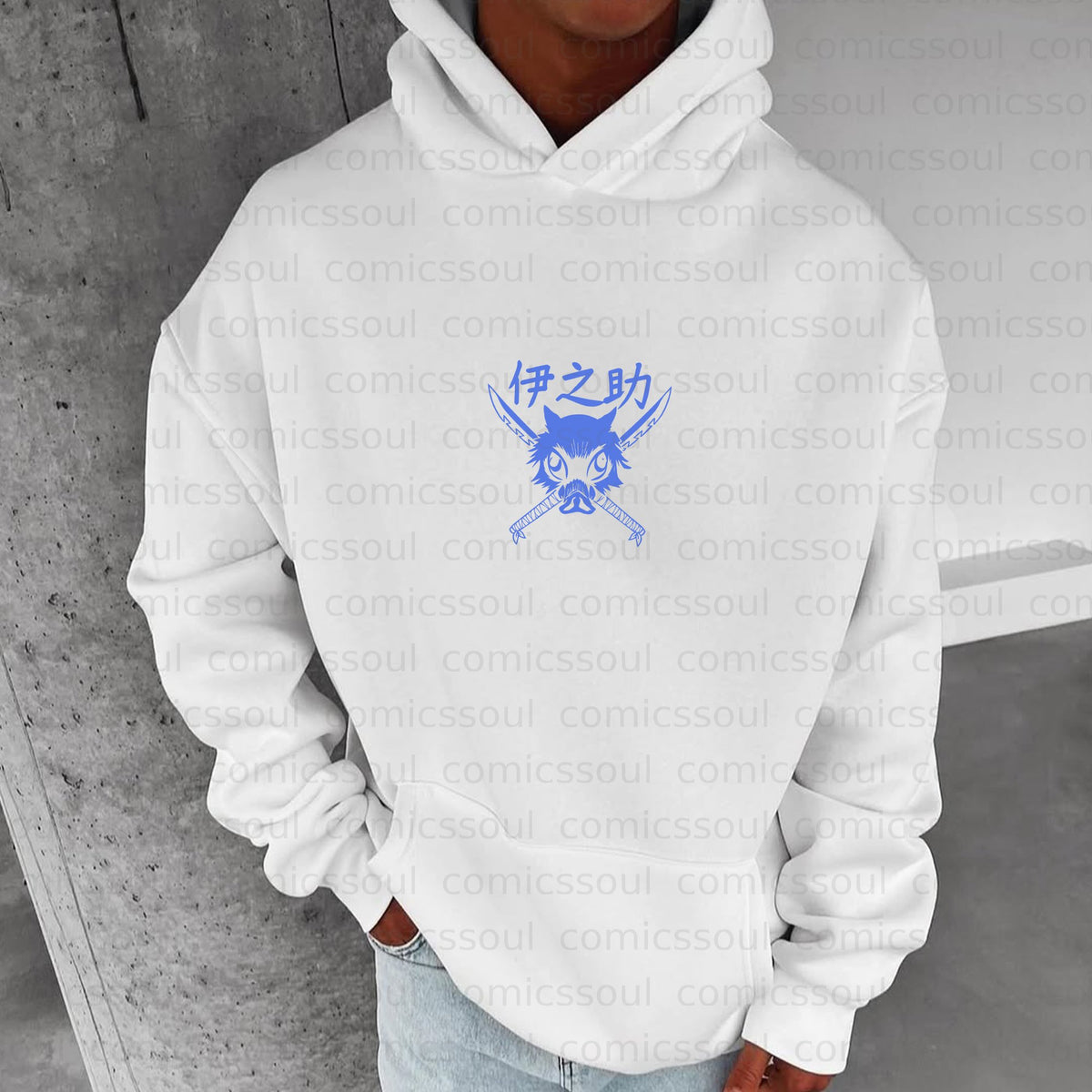 Unisex Anime Graphic Streetwear Vintage Hoodie丨Comicssoul