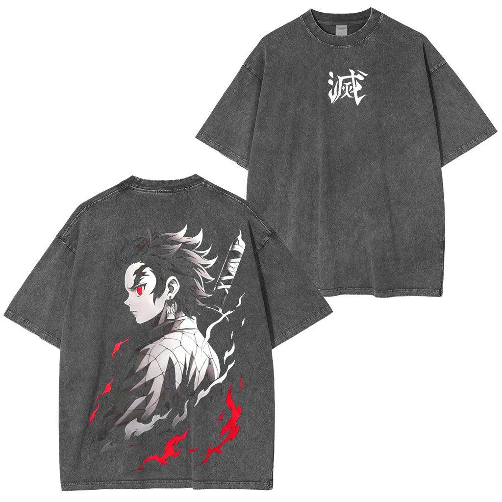 Anime Anime Unisex Washed T-Shirt| KNY