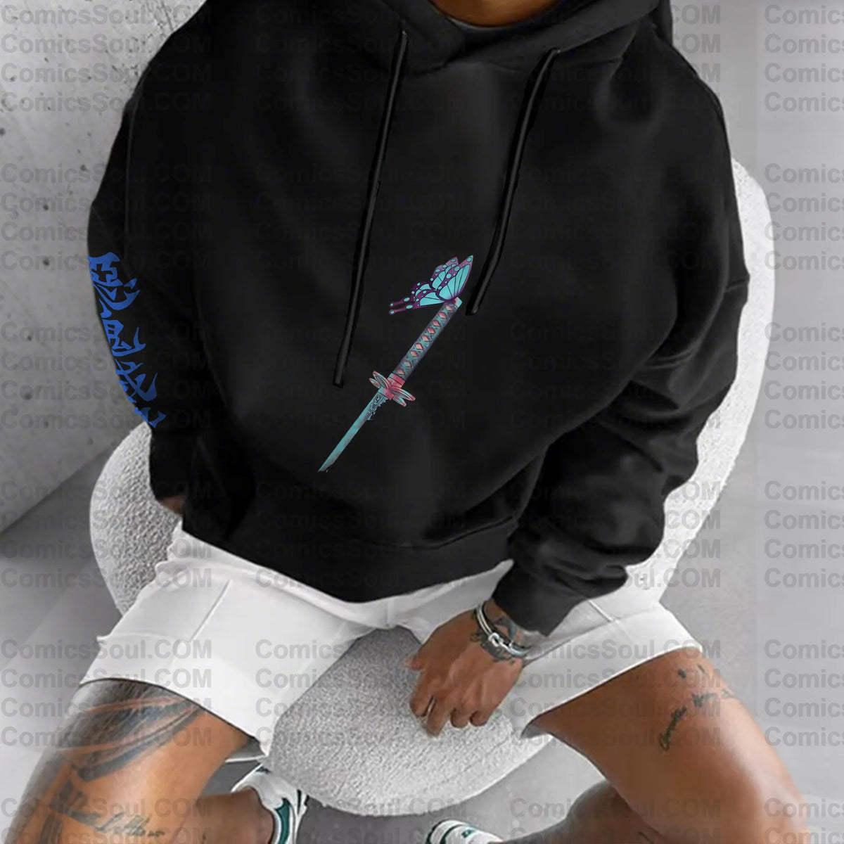Unisex Anime Graphic Streetwear Vintage Plush Hoodie| KNY