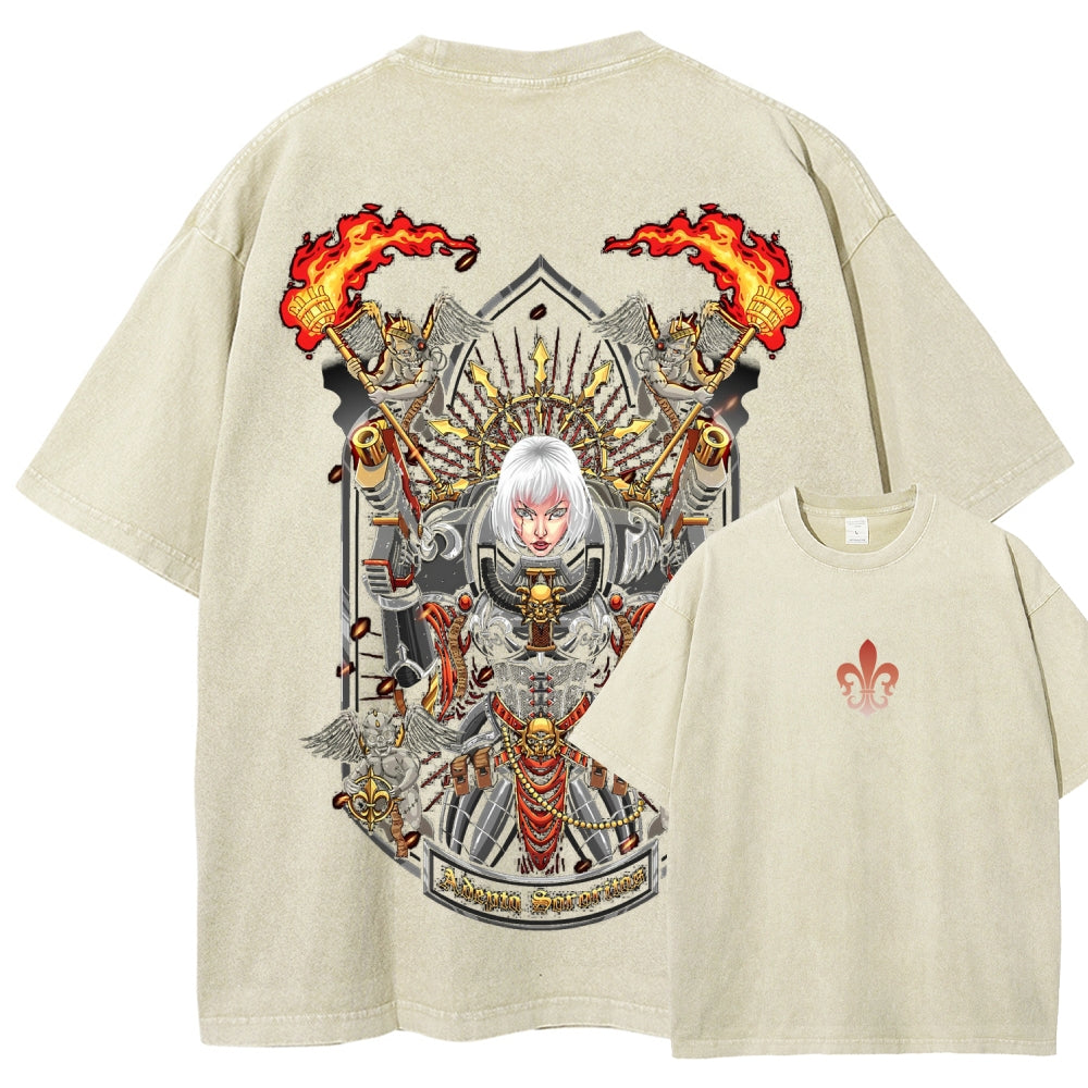 Unisex Fit Washed T-Shirt 丨WH40K