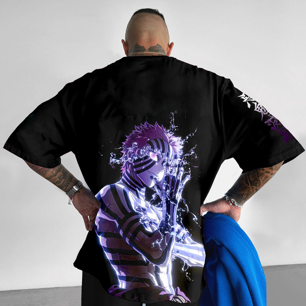 Unisex  " Demon slayer " Anime Inspired Vintage T-Shirt| KNY