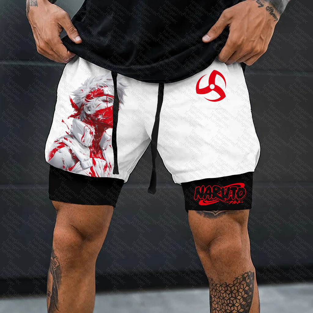 Unisex Naruto Anime Graphic Streetwear Shorts