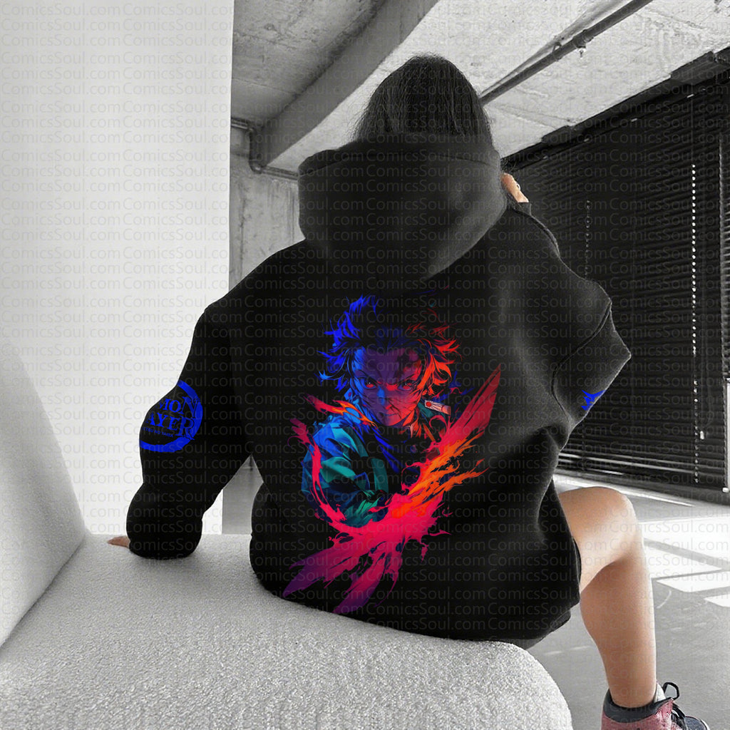 " Comicssoul " Anime Inspired Vintage Hoodie