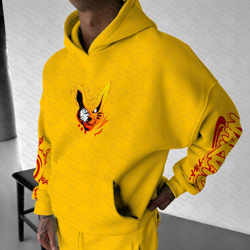 Unisex Naruto Anime Graphic Streetwear Hoodie