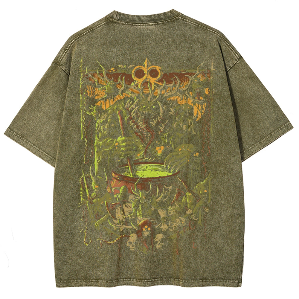 Unisex Fit Washed T-Shirt 2508016342丨WH40K