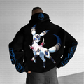 Unisex Anime Inspired Vintage Plush Hoodie
