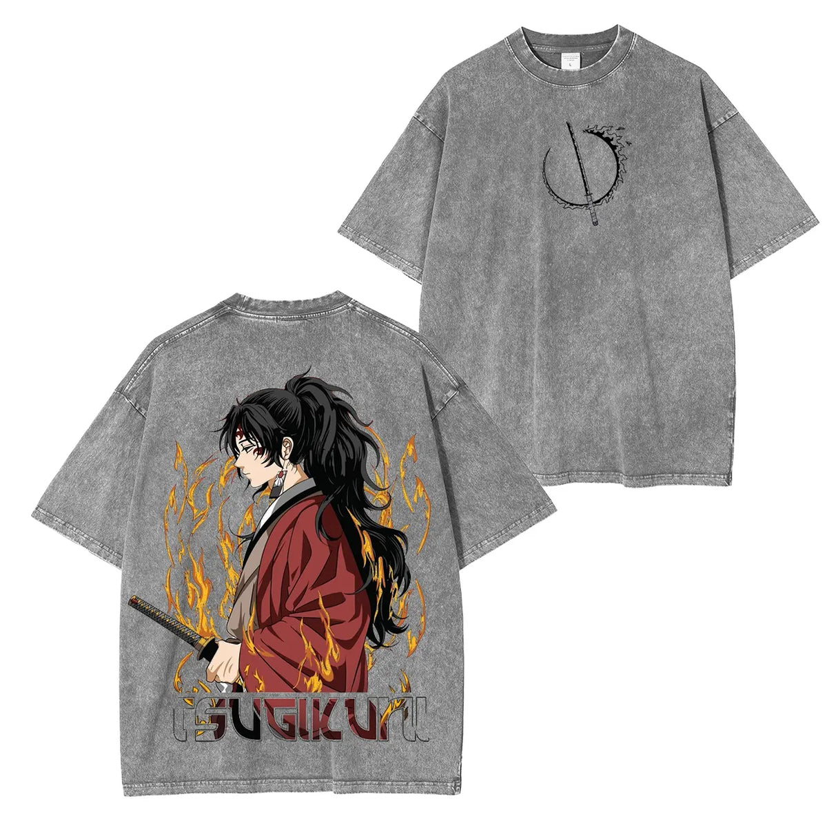 Yoriichi Tsugikuni,Anime Anime Unisex Washed T-Shirt| KNY
