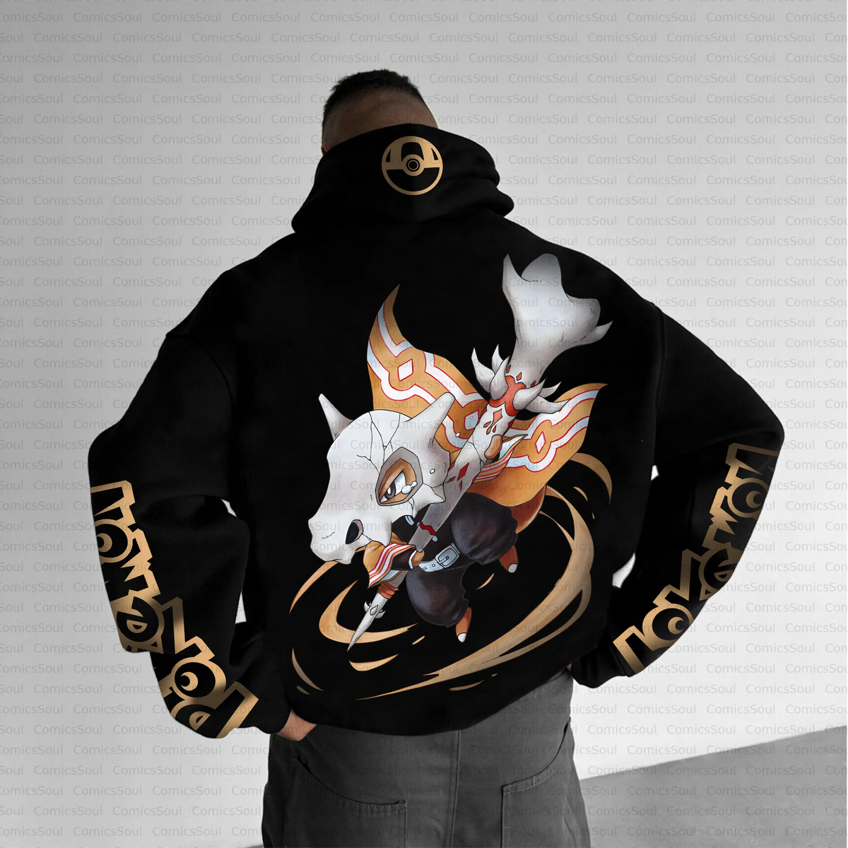 Unisex Anime Inspired Vintage Plush Hoodie