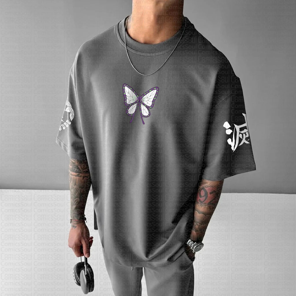 Unisex Anime Inspired Vintage T-Shirt丨Comicssoul X Comicssoul